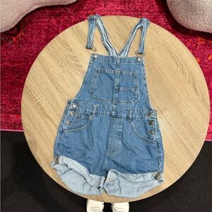 Denim Blue Free People Overalls